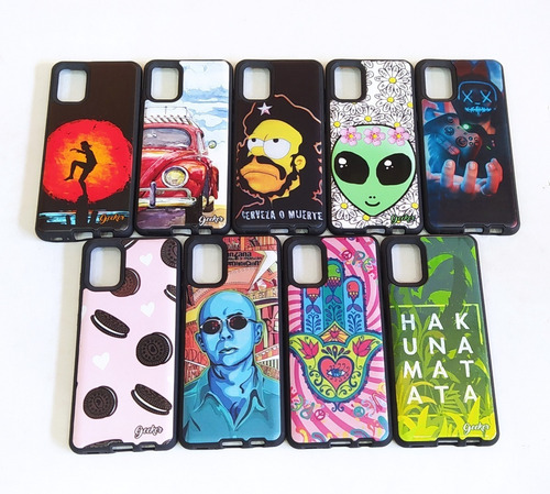 Funda Rígida Diseño + Vidrio Templado Para Samsung A31