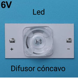 Leds Backlight 6v Cóncavo/hisense/tcl, Etc. Lote Con 25 Pcz.