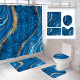 Juego D/cortinas Beifivcl C/accesorios - Lava Azul