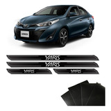 Kit Soleira Diamante Com Protetor Yaris Hatch Sedan 18/19