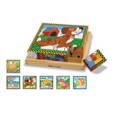 Melissa & Doug Rompecabezas De Cubos Mascotas