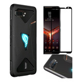 Capa + Kit Películas 3 D Protect P/ Asus Rog Phone 2 Zs660kl