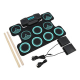 Altavoces Estéreo Duales Roll Up Drum Set Practice Pad