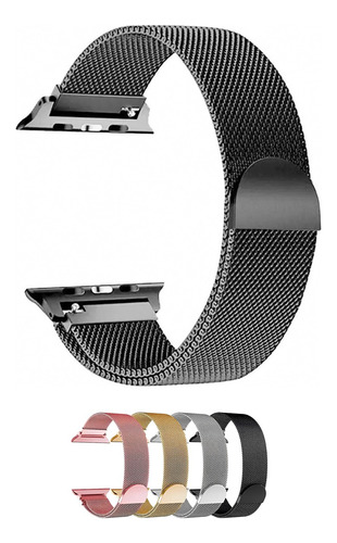 Pulseira Metal Aço Para Apple Watch 38/40/41/42/44/45/49mm