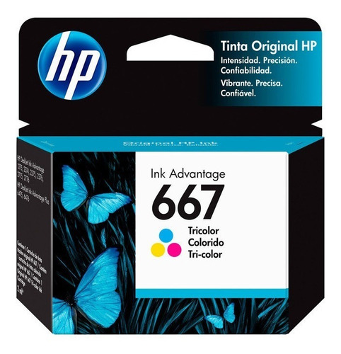 Cartucho Hp 667 Color 1275 2374 2375