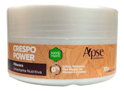 Máscara Umectante Nutritiva Crespo Power Apse 300g Vegano