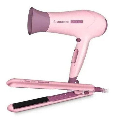 Combo Secador De Pelo + Planchita De Pelo Ultracomb 2200w