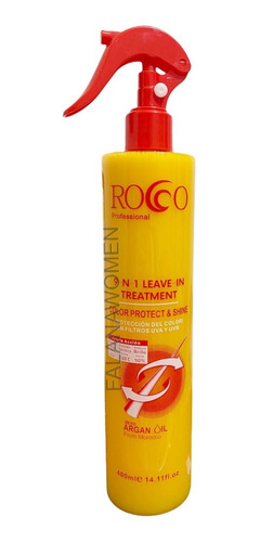 Protector Térmico Para El Cabello Con Argán Oil Rocco 400ml