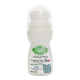 Desodorante Cristal Alumbre Roll On Niños 90ml Vital Green