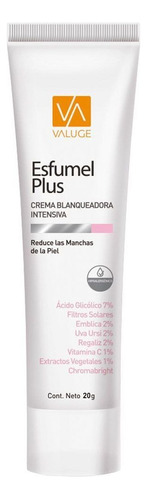 Esfumel Plus Crema Blanqueadora Intensiva Manchas Valuge Momento De Aplicación Día/noche Tipo De Piel Sensible