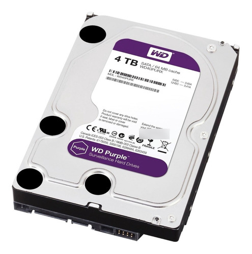 Hd 4 Tb Wd Purple Próprio Para Dvr Intelbras Luxvision Etc