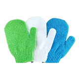 Paq 4 Guantes Manopla Exfoliante Para  Baño Limpieza Masaje 