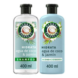 Pack Shampoo + Acondicionador Herbal Essences Agua De Coco & Jazmín 400ml
