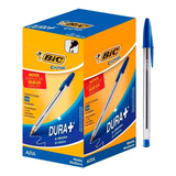 Caneta Bic Azul Esfrerográfica Cristal 50 Unidades 1.0 Mm Cx Cor Do Exterior Transparente