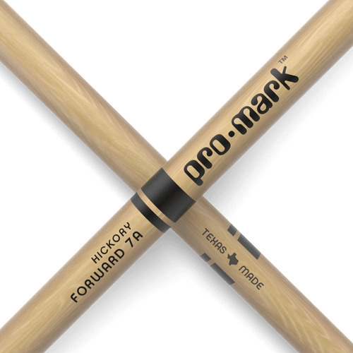 Palillos Baquetas Bateria Pro Mark 7a Hickory Punta Madera