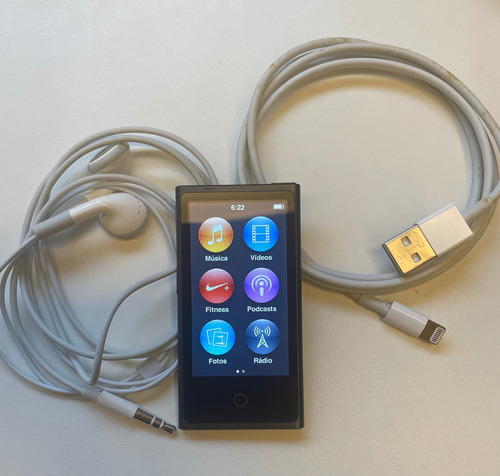 iPod Nano Preto - Original 7a Geração - 16gb