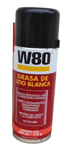 Grasa De Litio Blanca W80 170g