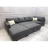 Sofa Sillon Esquinero Olimpo 3.55 X 1.70 Cama 2 Plazas 