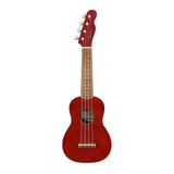 Venice Soprano Ukulele Fender Color Cherry