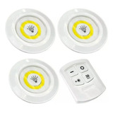 Kit 6 Lampadas Spot Led Luminaria Controle Sem Fio Remoto