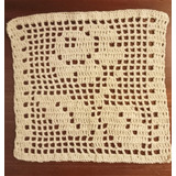 Centro De Mesa/individual A Crochet  25 Cm
