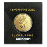 Moneda Canada  Blister Sellado Oro Puro .9999 24k
