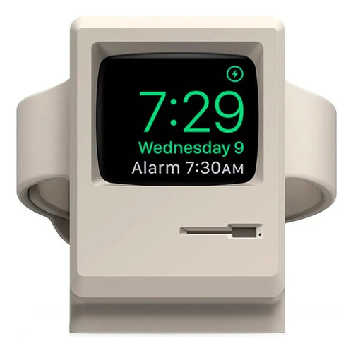 Dock Station Carregador De Mesa W3 Retro Para Apple Watch