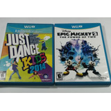 Pack 2 Juegos Para Wii U; Epic Mickey 2, Just Dance Kids 14