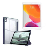 Forro Smart Case Para iPad 10 Gen + Vidrio Espacio De Lápiz