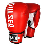 Melhor Luva Boxe Muay Thai Preta 16oz Profissional Pulser