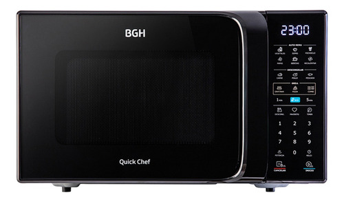 Microondas Bgh Quick Chef Digital 23 L 220v 800w Negro