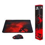 Combo Redragon Gamer Inalambrico Mouse+ Pad Mouse M601wl-ba 