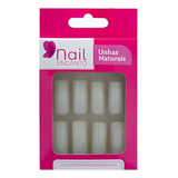 Unhas Postiças Naturais Quadrada Longa Nail Encanto Ne504