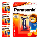 4 Baterias Alcalinas 9v Panasonic