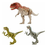 Ceratosaurus, Velociraptor Blue Y Charlie 3 Pack Jw