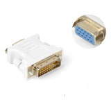 Adaptador Vga-dvi Conversor Vga Hembra A Dvi Macho 25 Pines