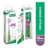 Cepillo Dental Gum Sonic Power Deep Clean Con Pila 4100