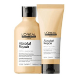 Loreal Absolut Repair Gold Quinoa Shampoo 300ml + Cond 200ml