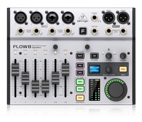 Mesa De Som Digital Flow 8 Behringer Mixer Bluetooth