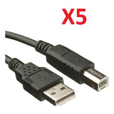 Cable Usb 1.8 Metros Impresoras Hp Epson Canon Brother Pos