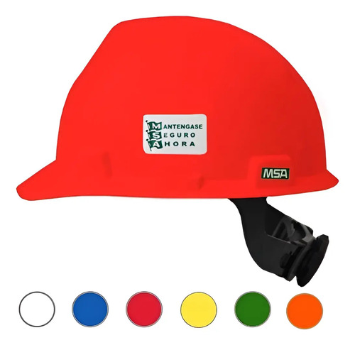 Casco De Seguridad Industrial Msa Tipo Cachucha Con Matraca