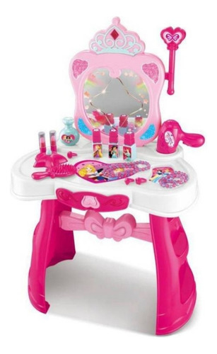 Set De Tocador Maquillaje Infantil Princesas Disney Original