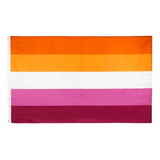 Bandera Lesbiana, Lésbica, 100% Original Pride. (90x150cm).