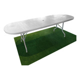 Mesa Oval Plegable Extensible Super Reforzada 240x90cm