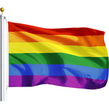 Bandera Del Orgullo Gay De Eugenys, Color Arcoíris, 3 X 5 Pi