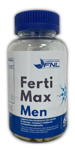 Fertimax Men 60 Caps Salud Masculina (fertilidad Hombre)