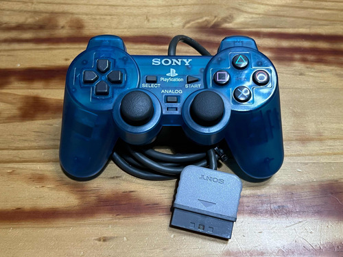 Controle Playstation Azul Ps1 Sony Dual Shock Original