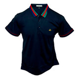 Playera Polo Gucci Logo Abeja Dorado