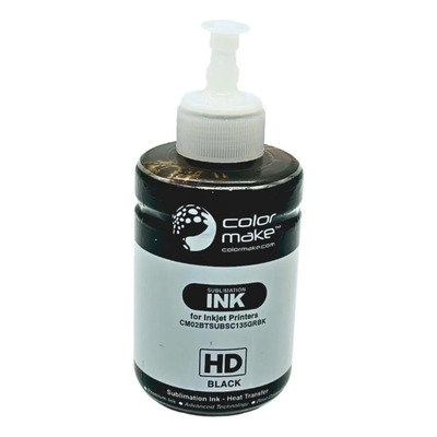 Tinta Colormake Hd Sublimación Negro 135ml