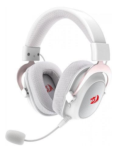 Headset Gamer Redragon Zeus Pro H510-pro Sem Fio 7.1 Branco